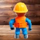 Фигурка - игрушка для мальчика «Строитель», МИКС