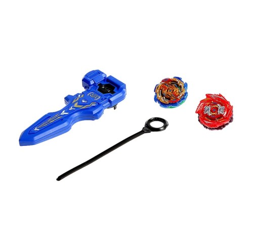 Боевой волчок ULTRA SPIN, волчок, устройство для запуска с хватом, цвет МИКС