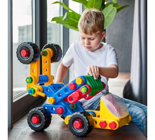 Конструктор пластиковый «К звёздам», 5 в 1, 190 деталей