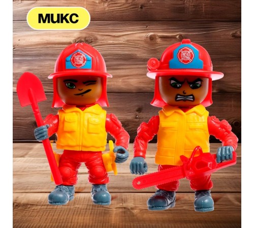 Фигурка - игрушка для мальчика «Пожарный», МИКС