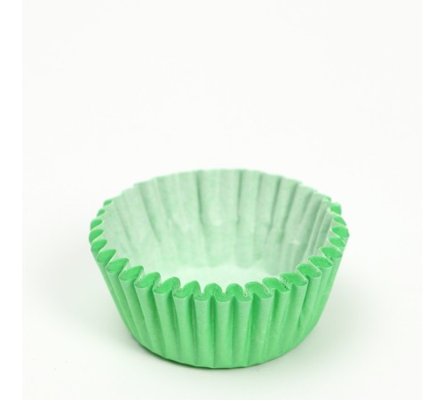 Форма для выпечки кексов бумажная UPAK LAND, 3.5×2 см, одноразовая, зелёная