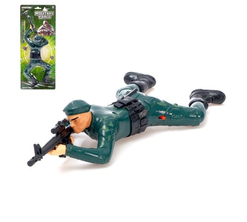 Фигурка солдатика «Пехотинец», ползает, световые и звуковые эффекты, МИКС