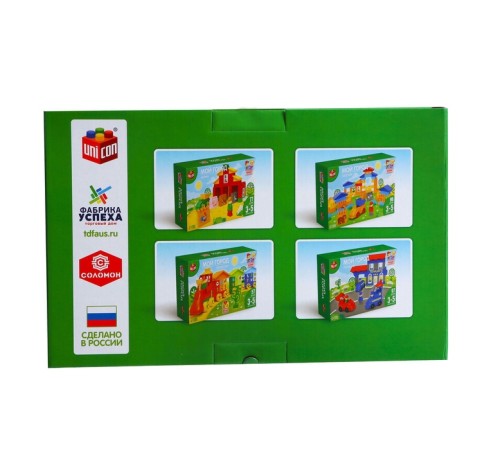 Конструктор пластиковый «Большая стройка. Мой город», 121 деталь