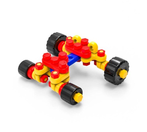 Конструктор пластиковый «Багги», 5 в 1, 106 деталей