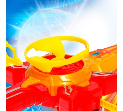 Волчки «Супер меч», набор 3 шт., двойной запуск, с вертушкой