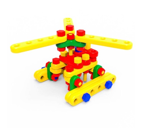 Конструктор пластиковый «Авиагруппа», 5 в 1, 121 деталей