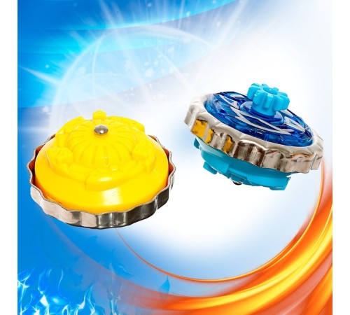 Волчки «Супер меч», набор 3 шт., двойной запуск, с вертушкой