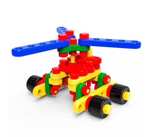 Конструктор пластиковый «Авиагруппа», 5 в 1, 121 деталей