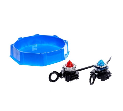 Волчки ULTRA SPIN MAX, набор 2 шт., с устройством запуска и ареной, цвет МИКС