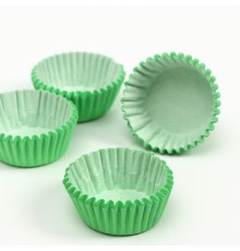 Форма для выпечки кексов бумажная UPAK LAND, 3.5×2 см, одноразовая, зелёная
