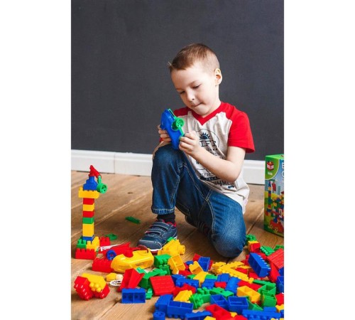 Конструктор пластиковый «Мой город», 253 детали