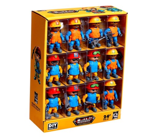 Фигурка - игрушка для мальчика «Строитель», МИКС