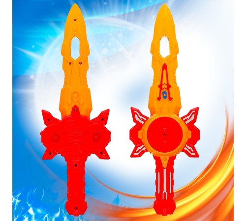 Волчки «Супер меч», набор 3 шт., двойной запуск, с вертушкой