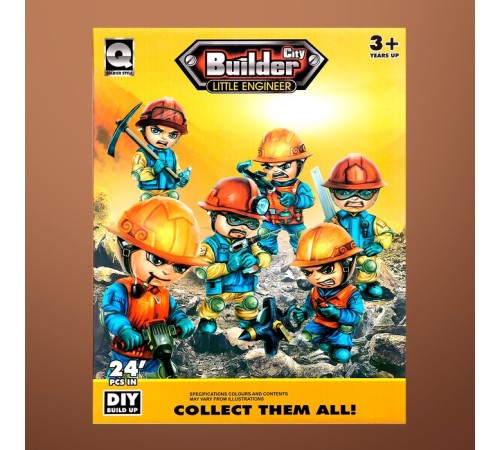 Фигурка - игрушка для мальчика «Строитель», МИКС