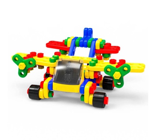 Конструктор пластиковый «На взлёт», 5 в 1, 196 деталей