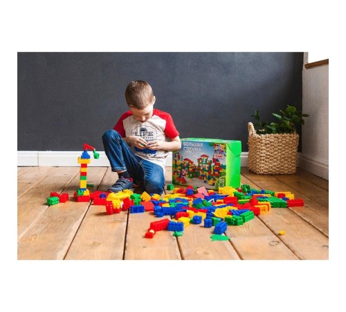 Конструктор пластиковый «Мой город», 253 детали