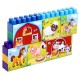 Конструктор пластиковый «Весёлая ферма», 18 деталей, по методике Монтессори
