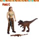 Набор фигурок «Юрский парк», 4 предмета в наборе, с динозавром, подвижные элементы, МИКС
