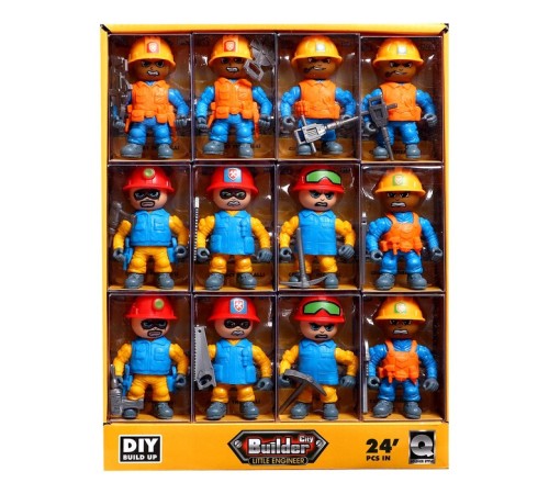 Фигурка - игрушка для мальчика «Строитель», МИКС